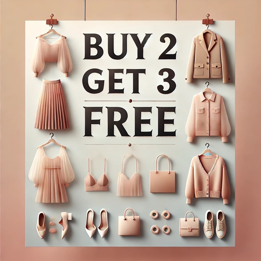 BUY 2, GET 3 FREE!!